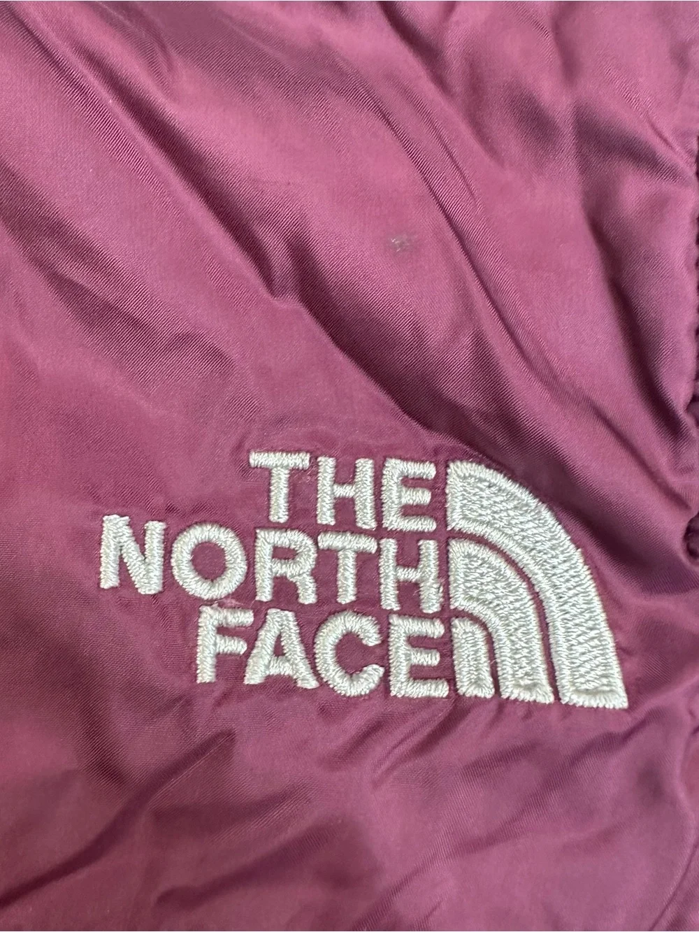 The North Face Girls S 7/8 Purple Hooded Full Zip Jacket w/ Pockets